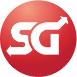 synchrogrid logo in red circle